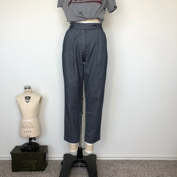 YMC You Must Create Annie Pleated Herringbone Tab, UK 10 / US 6 - Picture 3 of 10